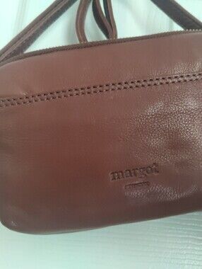 Margot Brown Leather Crossbody Bag